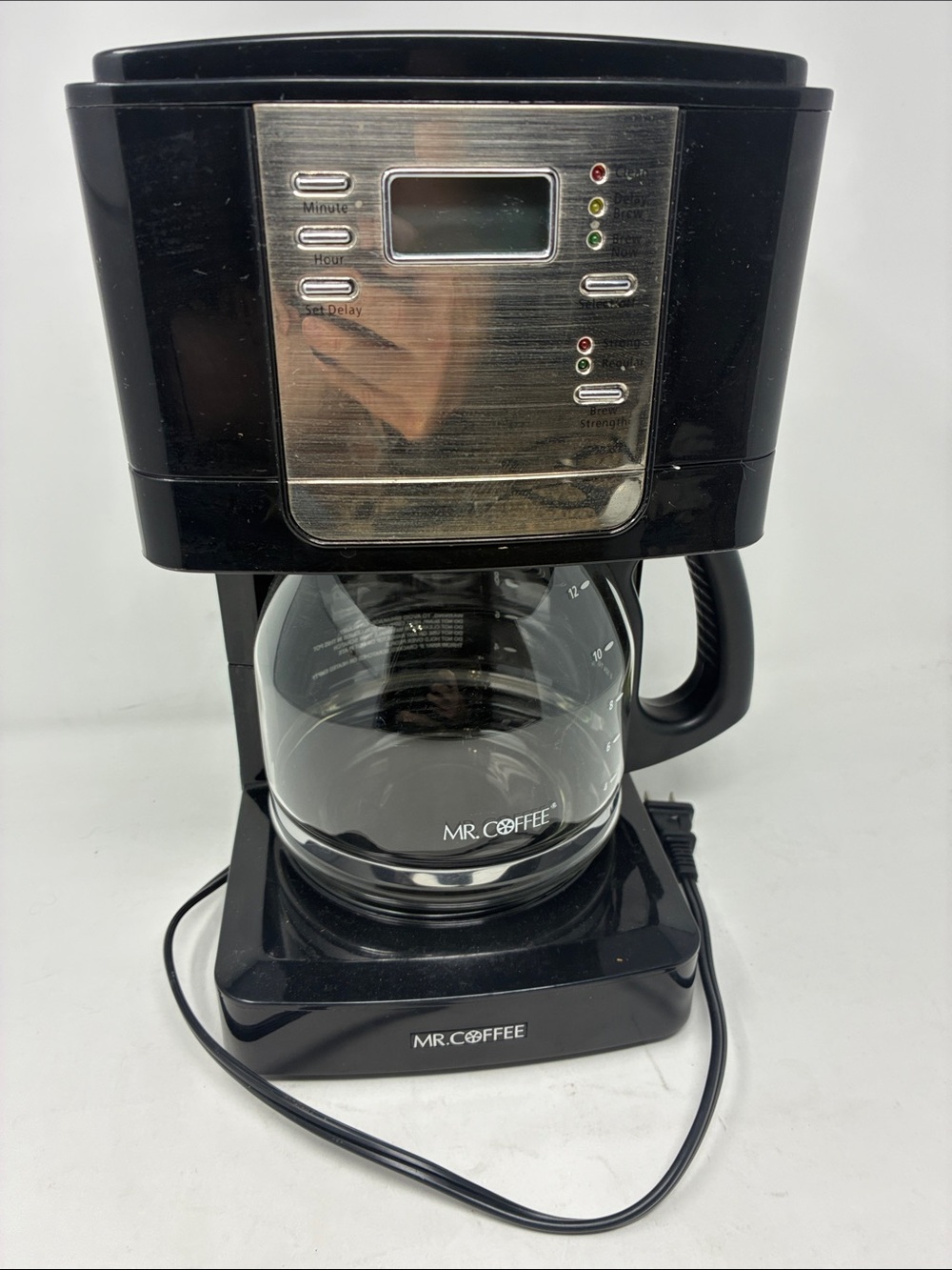Mr. Coffee Black Programmable 12-Cup Drip Coffee Maker